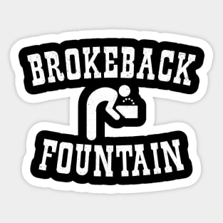 Brokeback Fountain Sticker